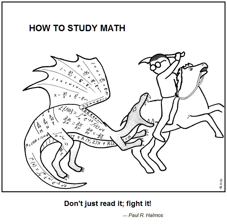 How to study math